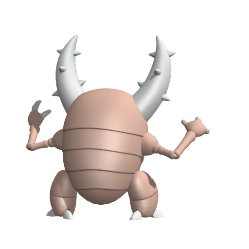 Pinsir, Back, in Pokémon Champions