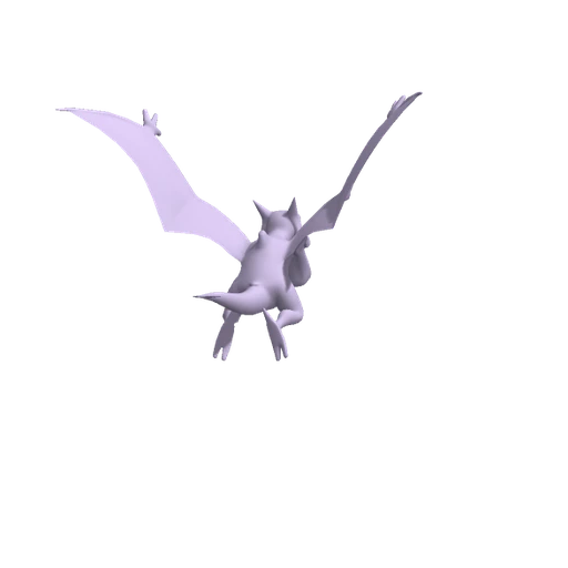 Aerodactyl, Back, in Pokémon Champions
