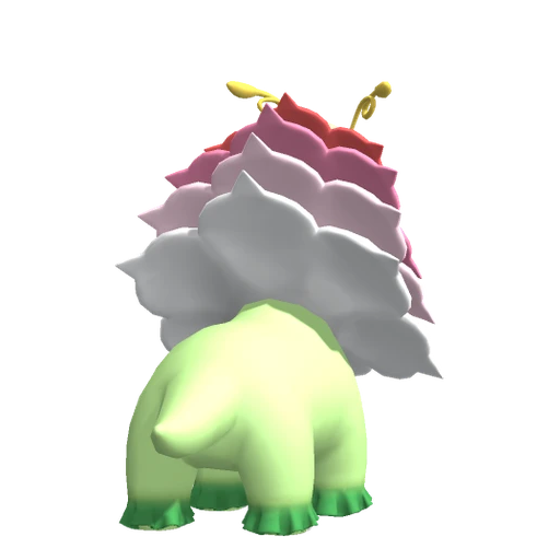 Meganium Mega, Back, in Pokémon Champions