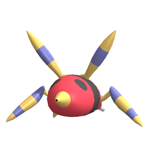 Ariados, Back, in Pokémon Champions