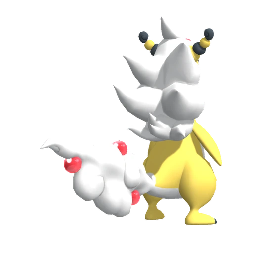 Ampharos Mega, Back, in Pokémon Champions
