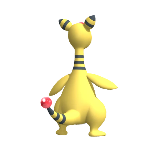 Ampharos, Back, in Pokémon Champions