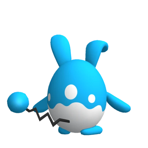 Azumarill, Back, in Pokémon Champions