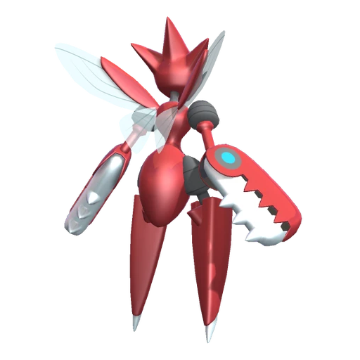 Scizor Mega, Back, in Pokémon Champions