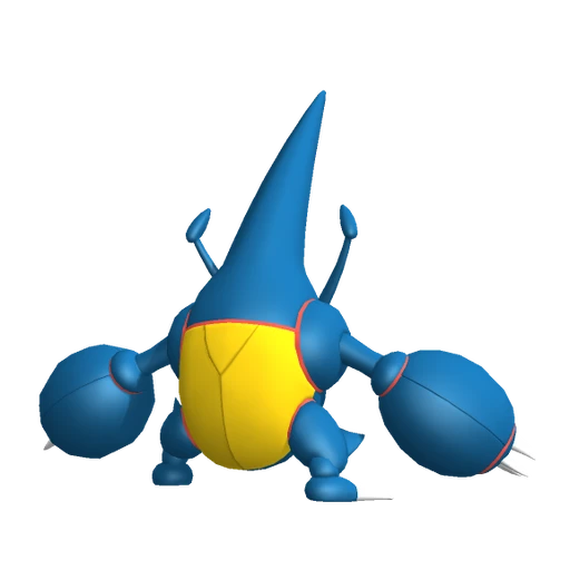 Heracross Mega, Back, in Pokémon Champions