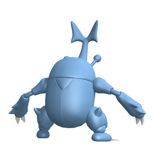 Heracross, Back, in Pokémon Champions