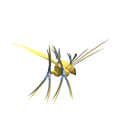 Skarmory Mega, Back, in Pokémon Champions