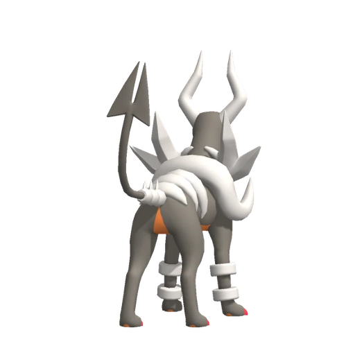 Houndoom Mega, Back, in Pokémon Champions