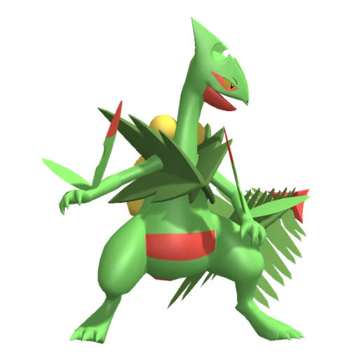 Sceptile Mega, Back, in Pokémon Champions