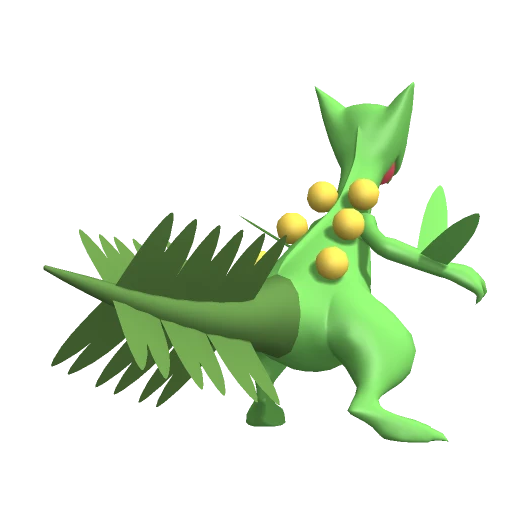 Sceptile, Back, in Pokémon Champions