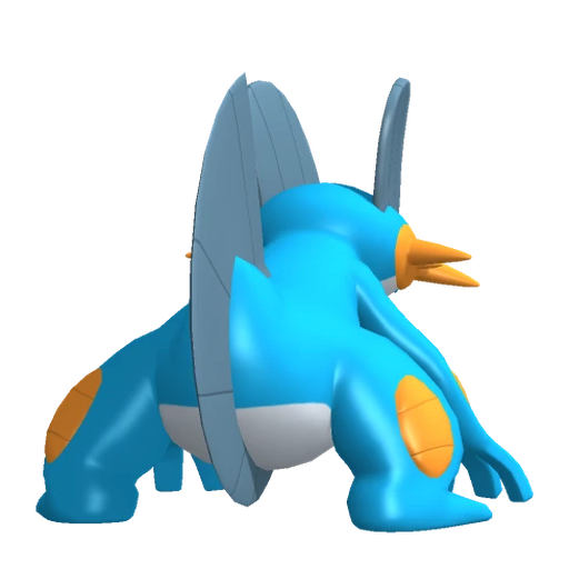 Swampert, Back, in Pokémon Champions