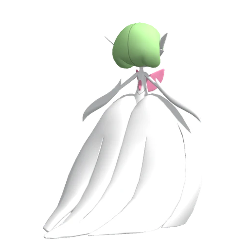 Gardevoir Mega, Back, in Pokémon Champions