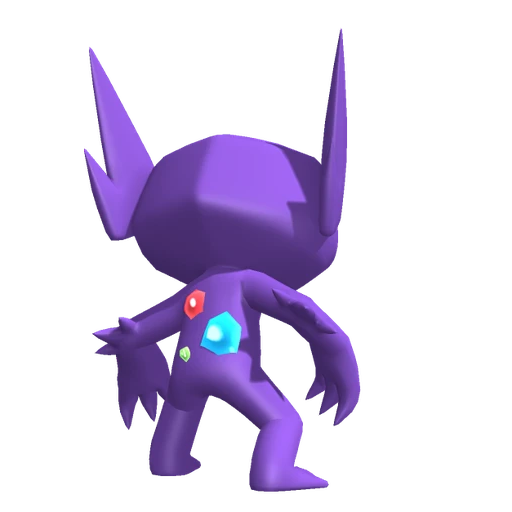 Sableye, Back, in Pokémon Champions