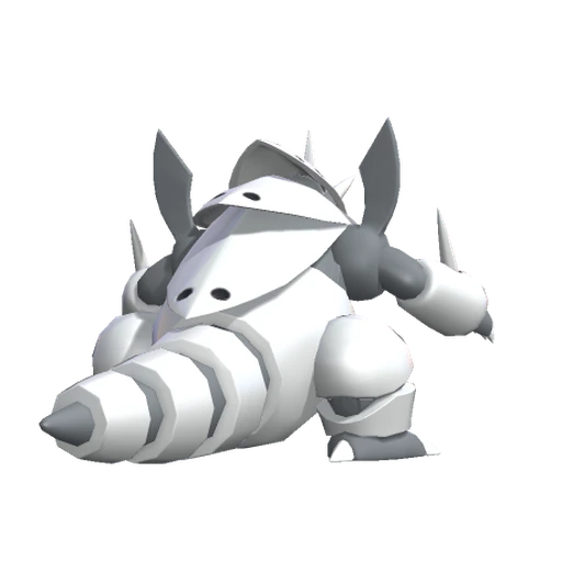 Aggron Mega, Back, in Pokémon Champions