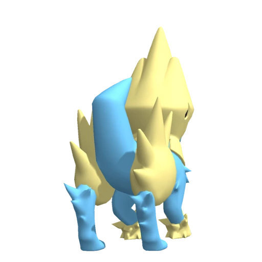 Manectric, Back, in Pokémon Champions