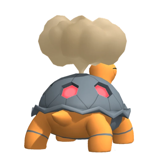 Torkoal, Back, in Pokémon Champions