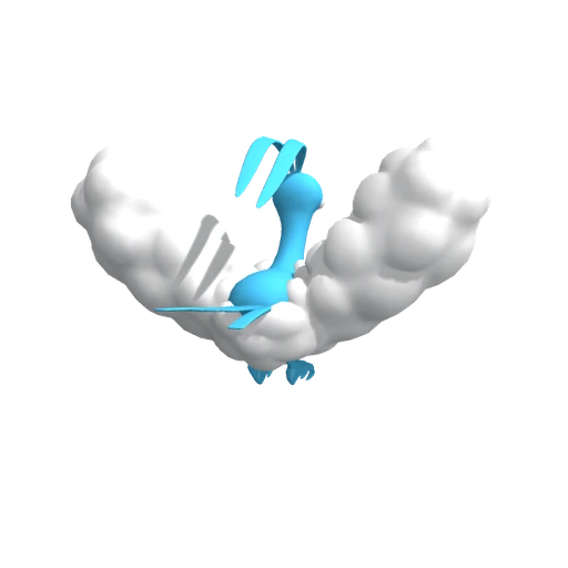 Altaria, Back, in Pokémon Champions