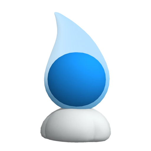 Castform Rainy Form, Back, in Pokémon Champions