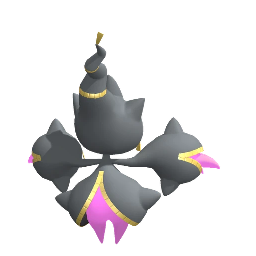 Banette Mega, Back, in Pokémon Champions