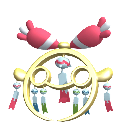 Chimecho Mega, Back, in Pokémon Champions