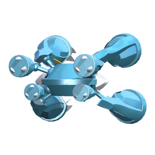 Metagross Mega, Back, in Pokémon Champions