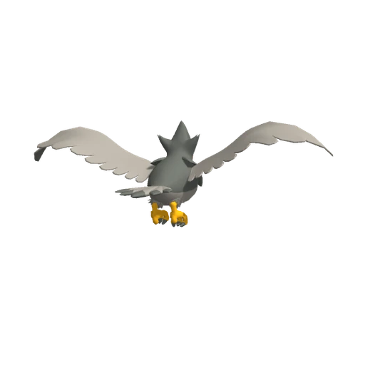 Staraptor, Back, in Pokémon Champions