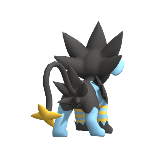 Luxray, Back, in Pokémon Champions