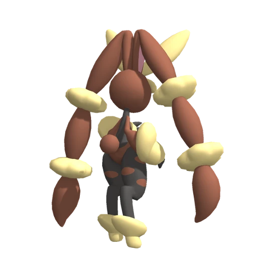 Lopunny Mega, Back, in Pokémon Champions