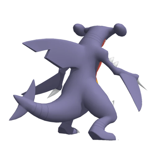 Garchomp, Back, in Pokémon Champions