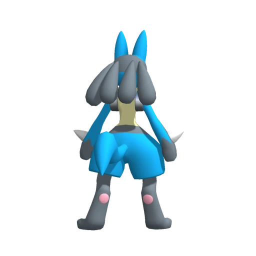 Lucario, Back, in Pokémon Champions