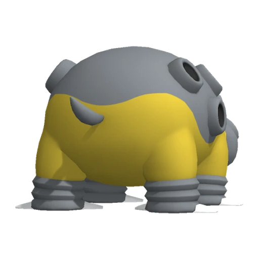 Hippowdon, Back, in Pokémon Champions