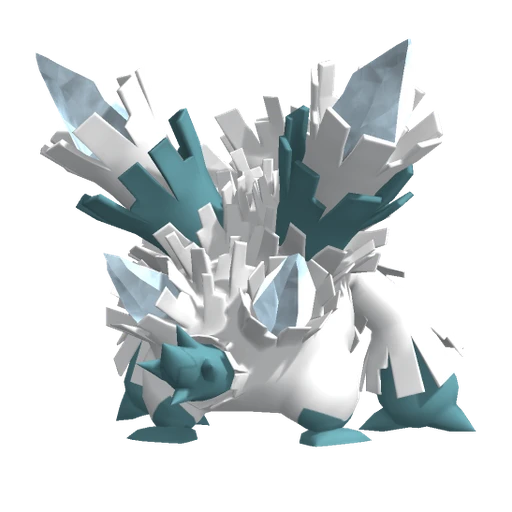 Abomasnow Mega, Back, in Pokémon Champions