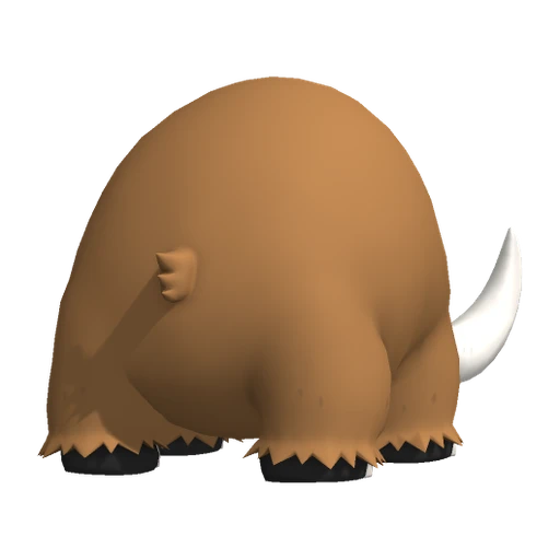 Mamoswine, Back, in Pokémon Champions