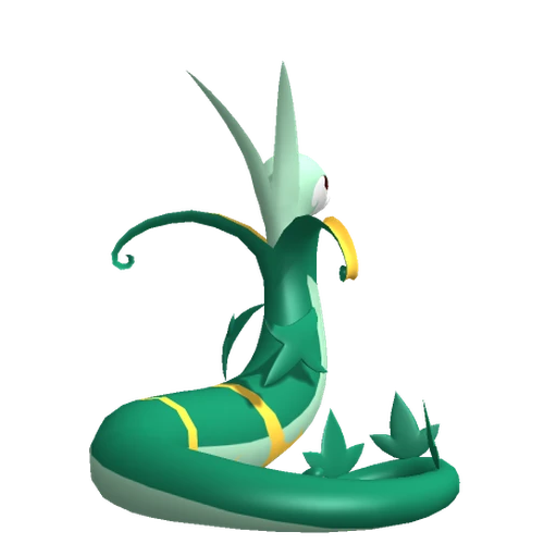 Serperior, Back, in Pokémon Champions