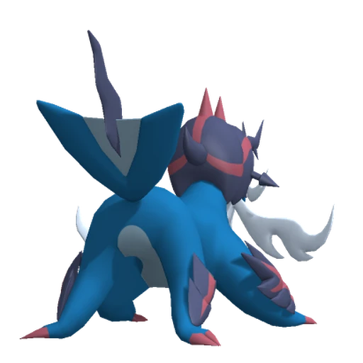 Samurott Hisuian, Back, in Pokémon Champions