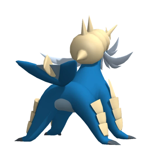 Samurott, Back, in Pokémon Champions