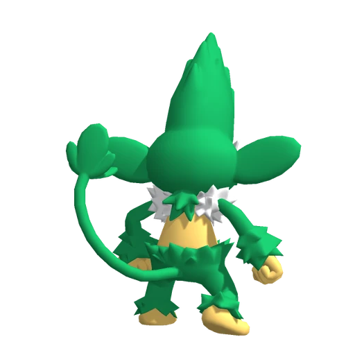 Simisage, Back, in Pokémon Champions