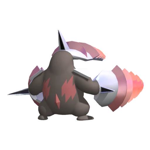 Excadrill Mega, Back, in Pokémon Champions