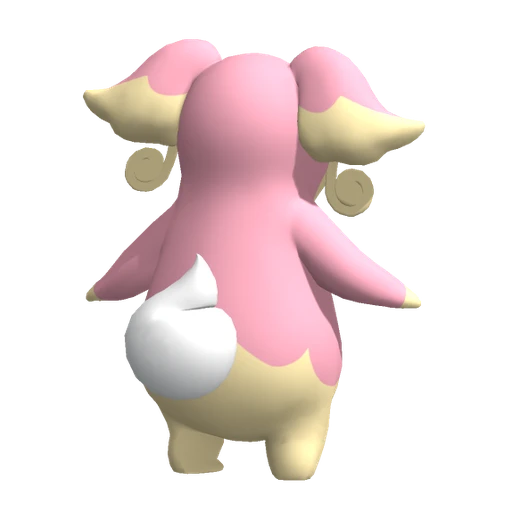 Audino, Back, in Pokémon Champions