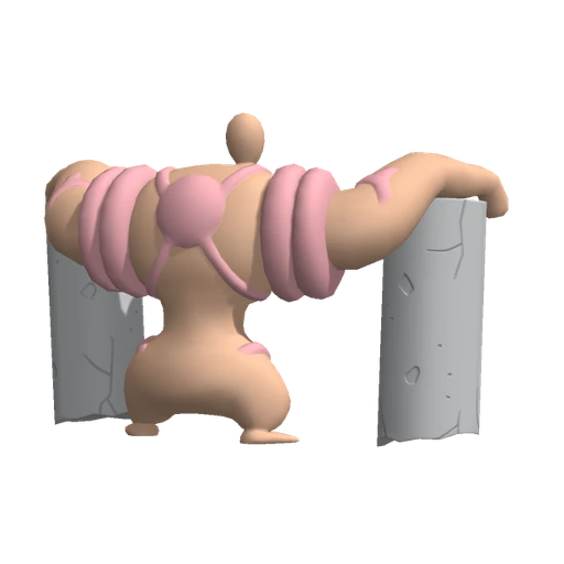 Conkeldurr, Back, in Pokémon Champions