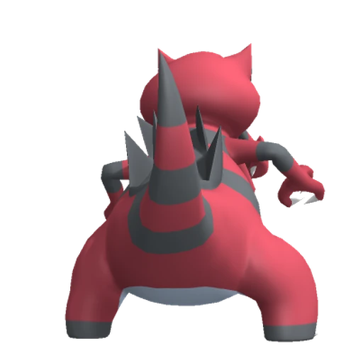 Krookodile, Back, in Pokémon Champions