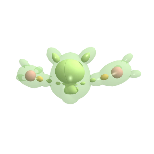 Reuniclus, Back, in Pokémon Champions