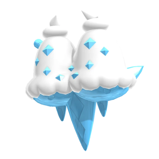 Vanilluxe, Back, in Pokémon Champions