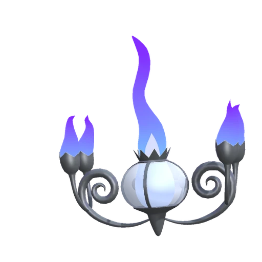 Chandelure, Back, in Pokémon Champions