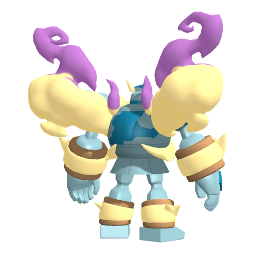 Golurk Mega, Back, in Pokémon Champions