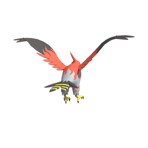 Talonflame, Back, in Pokémon Champions
