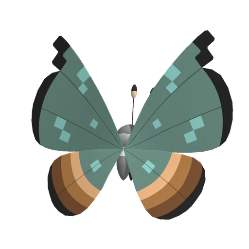 Vivillon Jungle, Back, in Pokémon Champions
