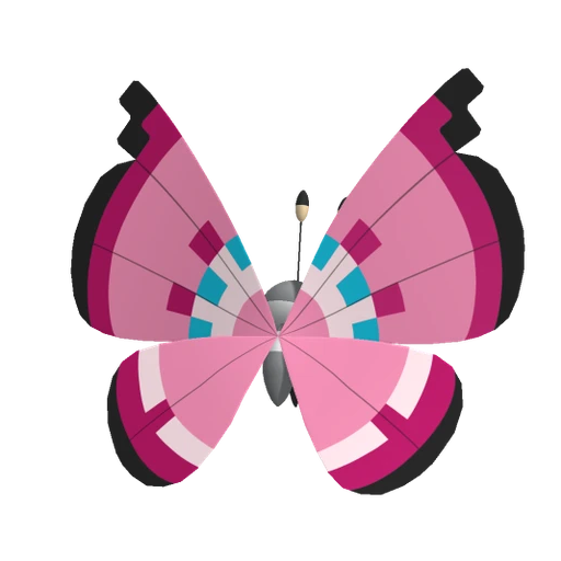 Vivillon Meadow, Back, in Pokémon Champions