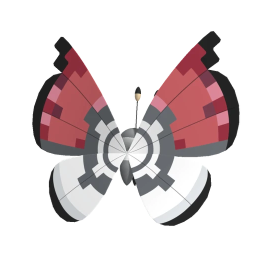 Vivillon Poké Ball, Back, in Pokémon Champions