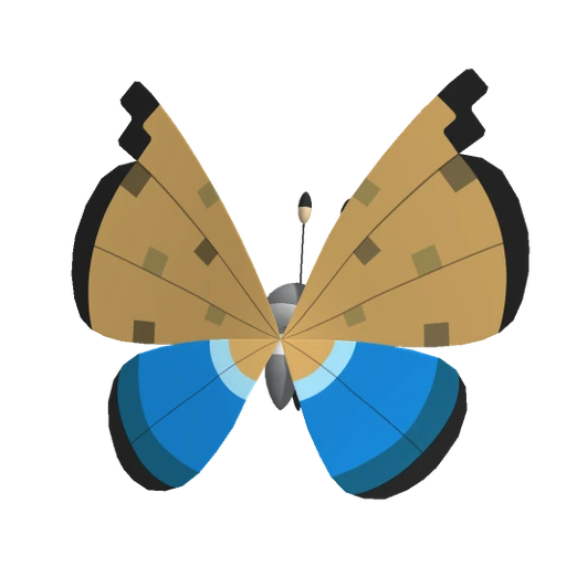 Vivillon River, Back, in Pokémon Champions